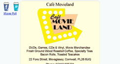 Desktop Screenshot of cafemovieland.com